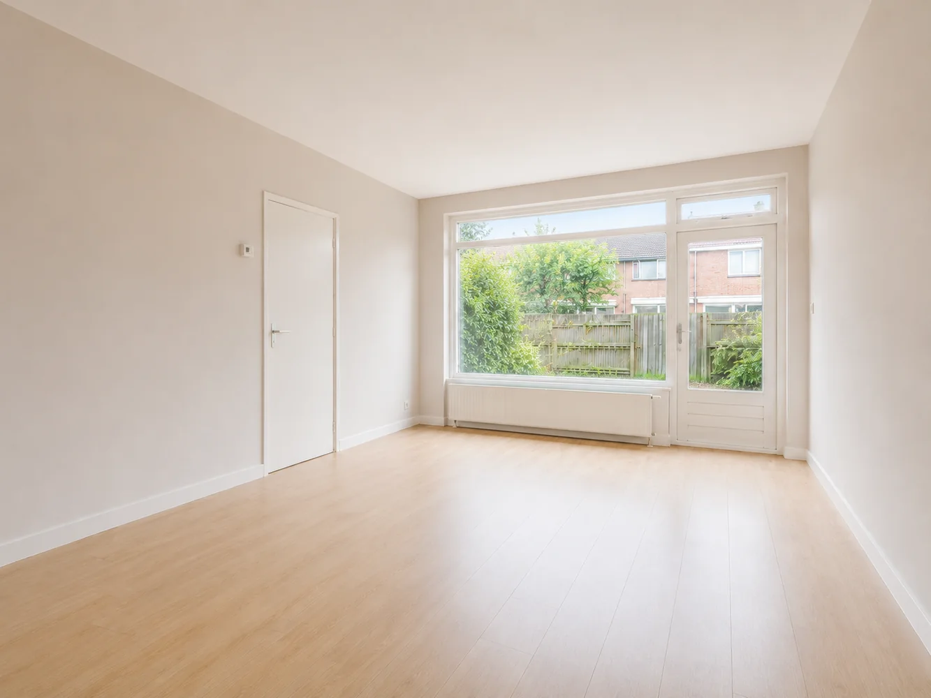 Woonkamer na schilderwerk