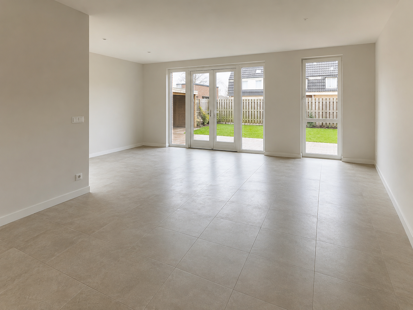 Woning voor het leggen van laminaat
